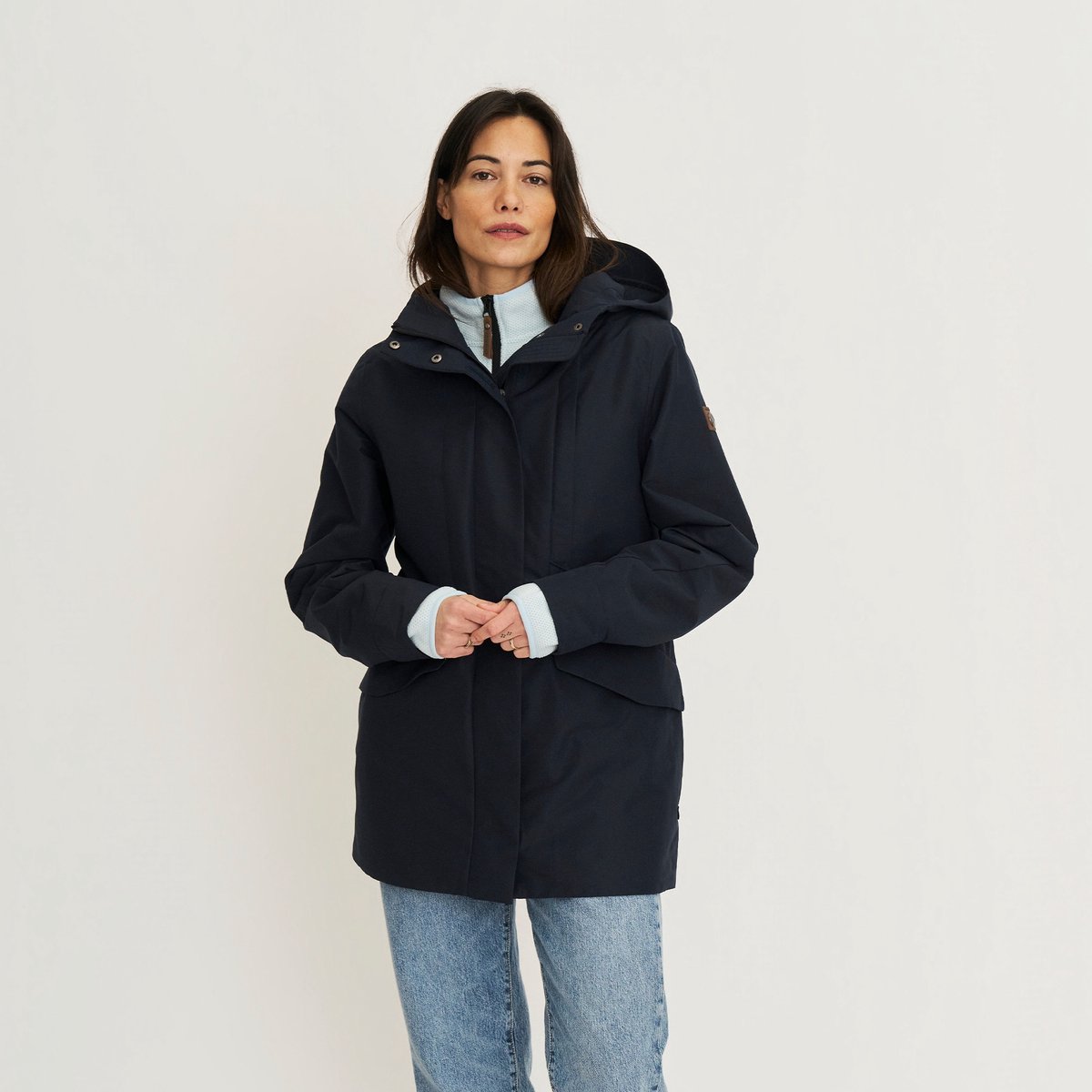Travelin’ Leyla Dames Hardshell Jas Waterdicht Blauw