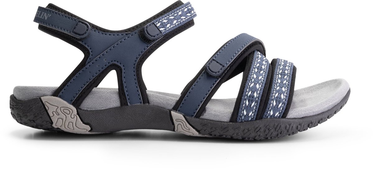 Travelin’ Liminka Dames Wandelsandalen Blauw
