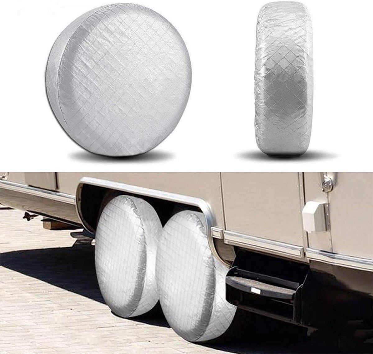Bandenhoes 19-22 inch - Waterdicht Aluminium - 4 stuks
