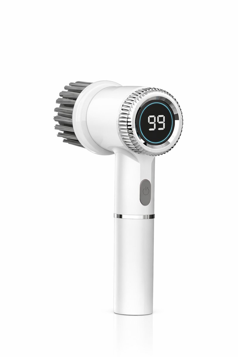 Draagbare Elektrische reinigingsborstel/ Schrobborstel JN-118 Pro - 5 Opzetborstels – Keuken & Huishoudelijk