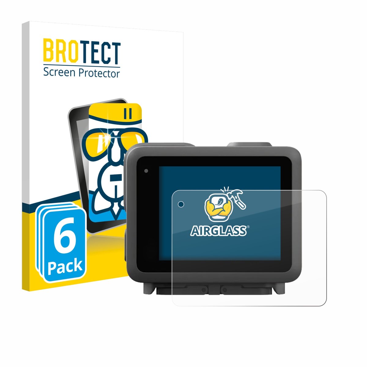 Screenprotector 6 Stuks voor GoPro Lit Hero Beschermglas transparant
