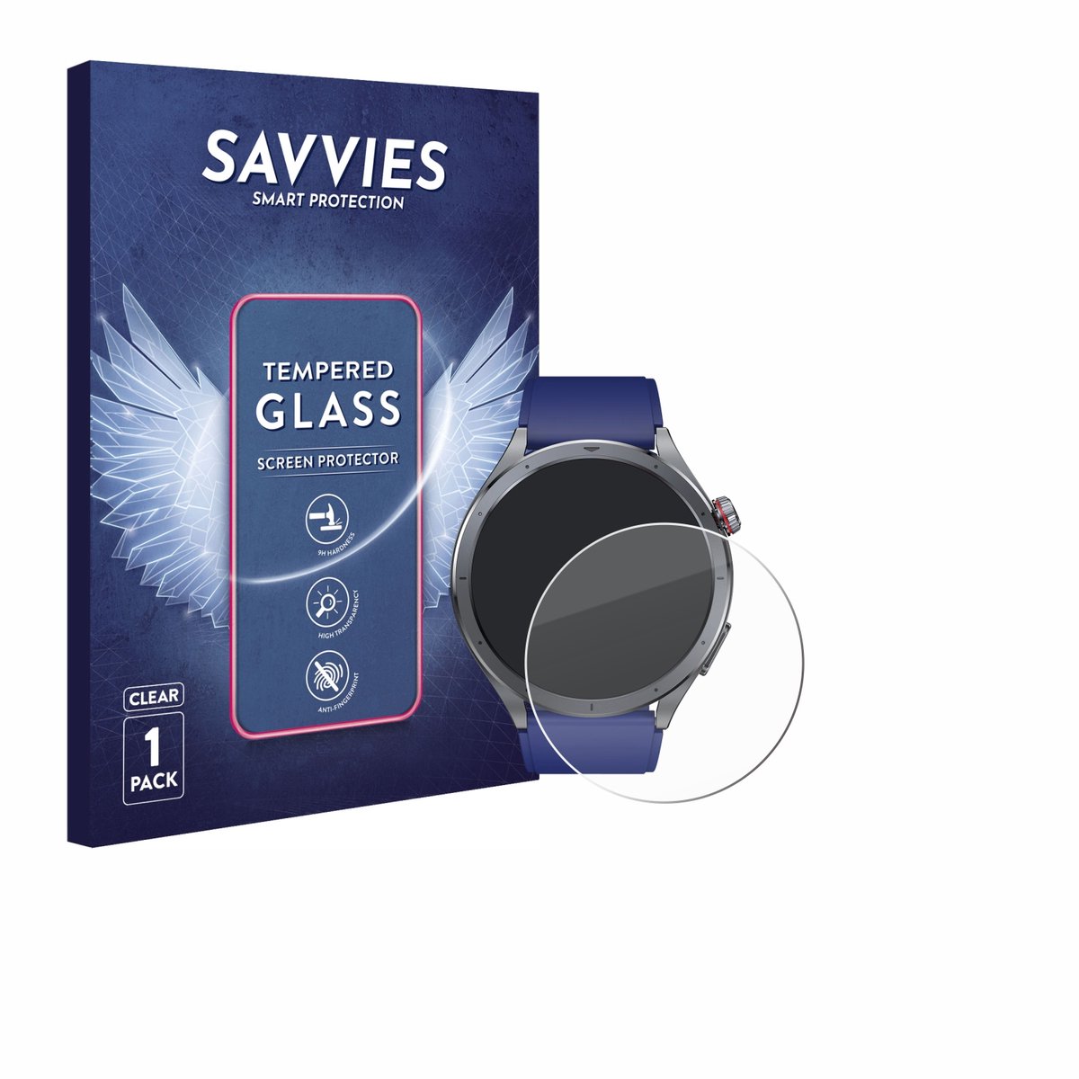 Savvies - Glas Screenprotector voor Rogbid Rowatch 11S - Gehard Beschermglas 9H