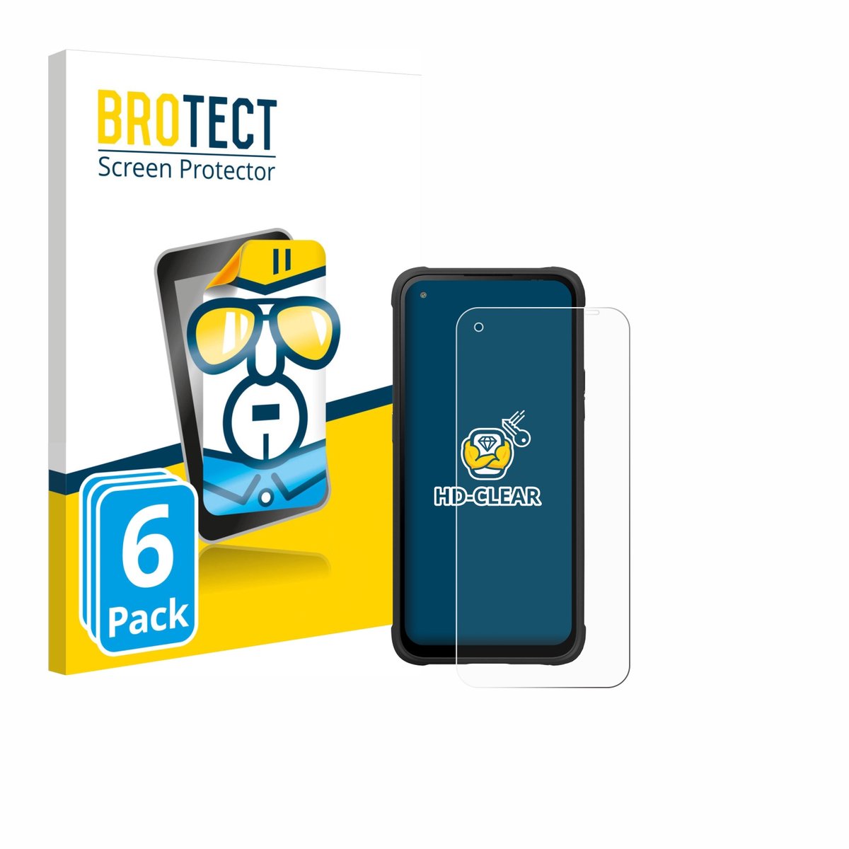 BROTECT - Screenprotector voor Hammer Blade V 5G - Folie Beschermfolie transparant 6 Stuks