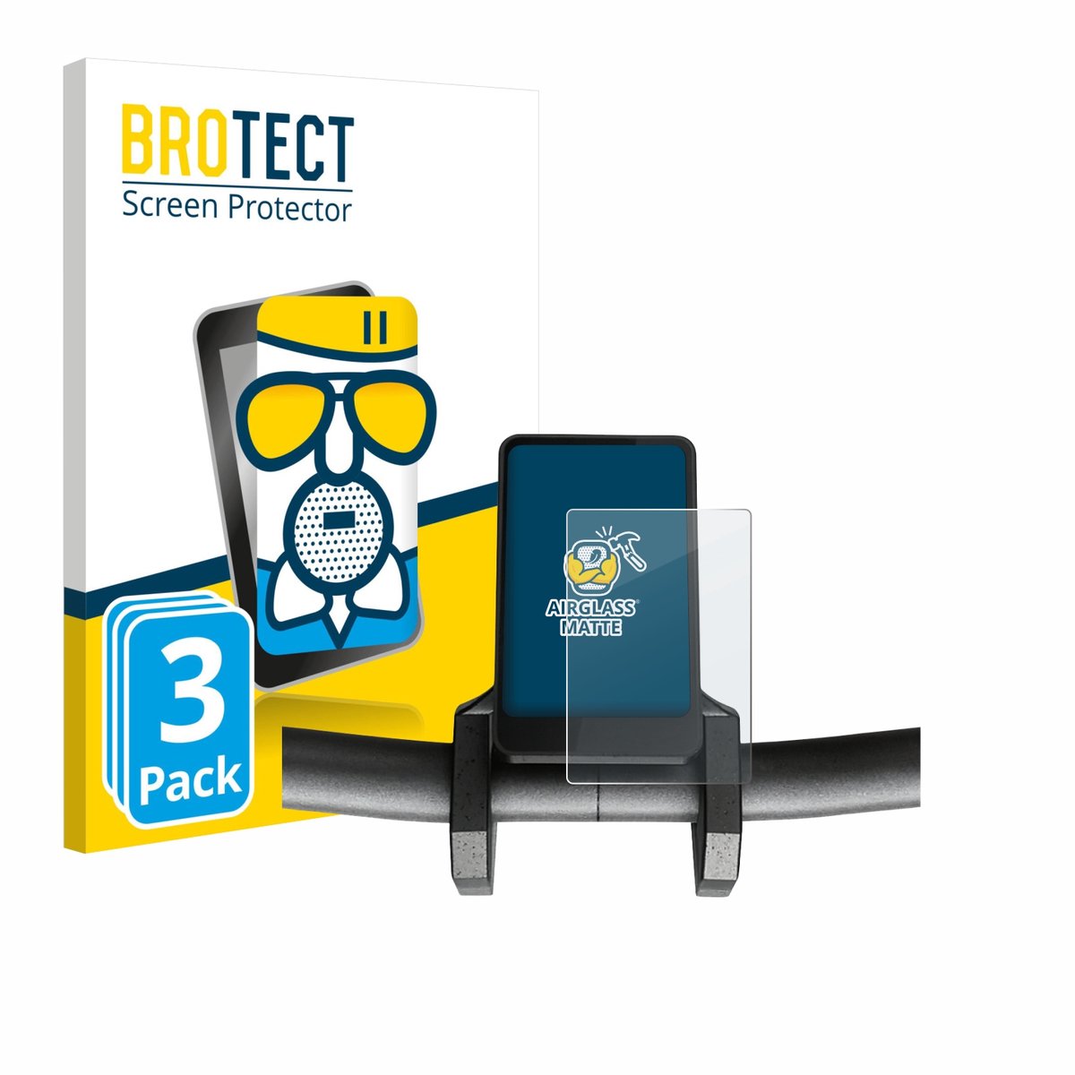 BROTECT - Screenprotector voor Joyor T6 - Folie Beschermfolie Beschermglas matte 3 Stuks