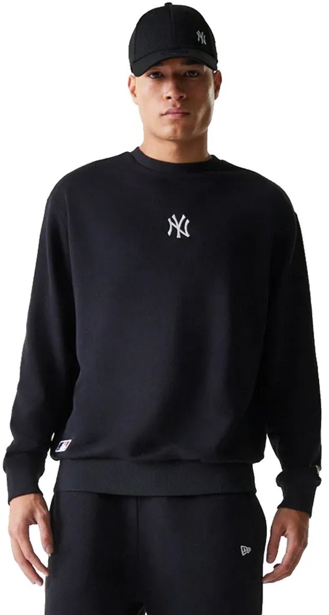 New Era Mlb Le Midi Bb New York Yankees Sweatshirt L Man Zwart