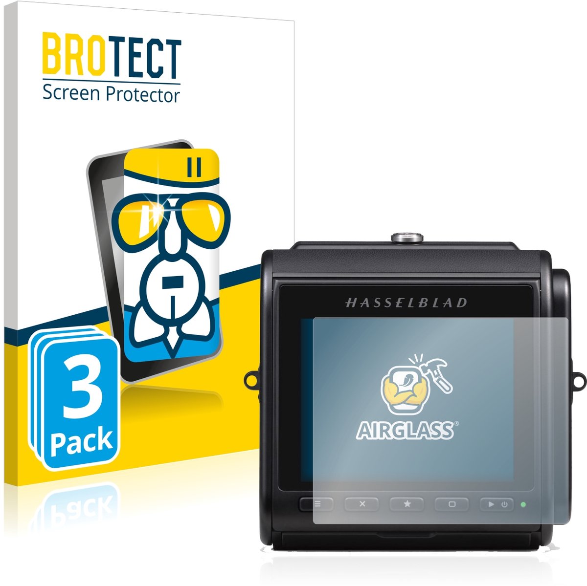 Screenprotector 3 Stuks voor Hasselblad 907X 50C Beschermglas transparant