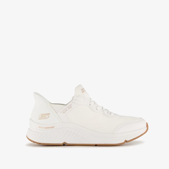 Skechers Slip-ins: BOBS Arch Comfort dames sneakers wit - Maat 41 - Uitneembare zool