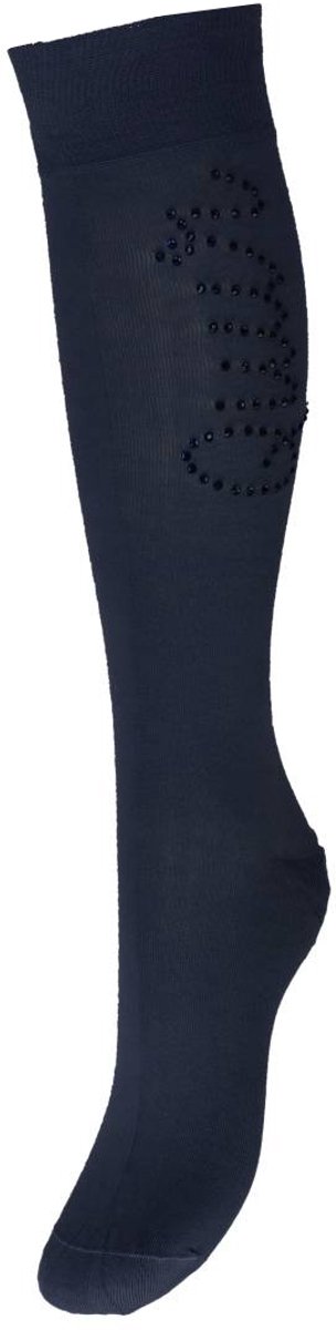 Quur Paardrijsokken Quur Qleonie Donkerblauw