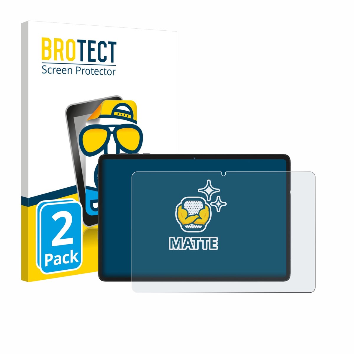 BROTECT - Screenprotector voor Tabwee RM2025 10.1" - Folie Beschermfolie matte 2 Stuks