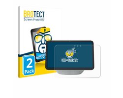 BROTECT - Screenprotector voor Amazon Echo Show 8 2025 (4. Gen.) - Folie Beschermfolie transparant 2 Stuks