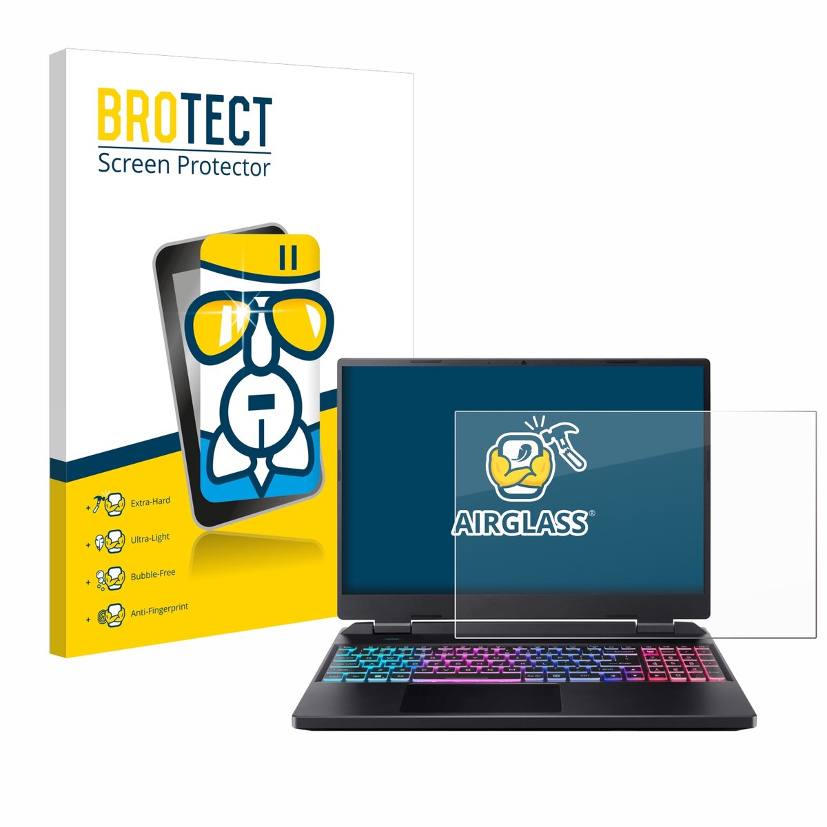 Screenprotector voor Acer Predator Helios Neo 16 Beschermglas transparant
