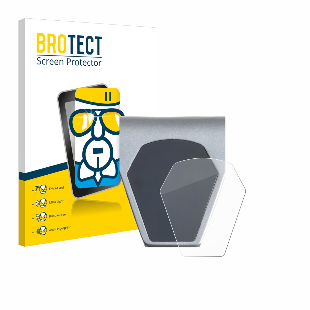 Screenprotector voor Epowerfun ePF-PULSE 960 Beschermglas transparant