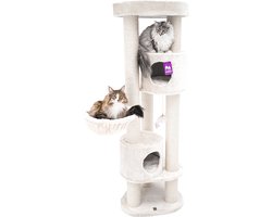 Petrebels Charlotte 180 krabpaal voor grote katten - Creme - 180 cm - XL