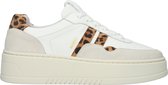 Blackstone GARNET KODA - FL720 White Leopard - Sneaker (low) - Dames - White - Maat: 37