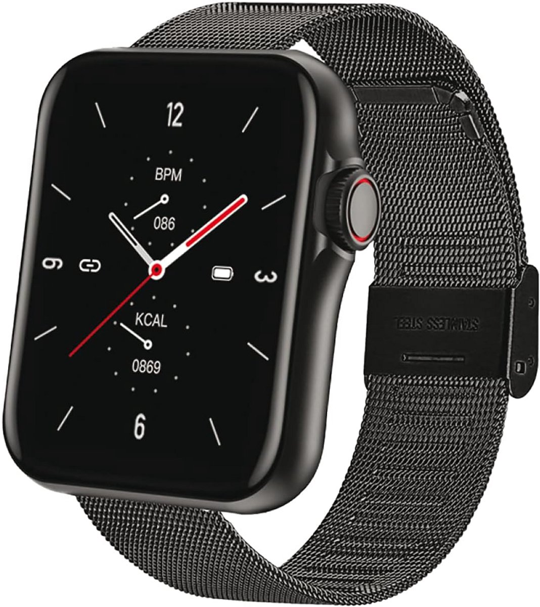 Smartwatch met Connectiviteit en Lange Batterijduur - Zwart