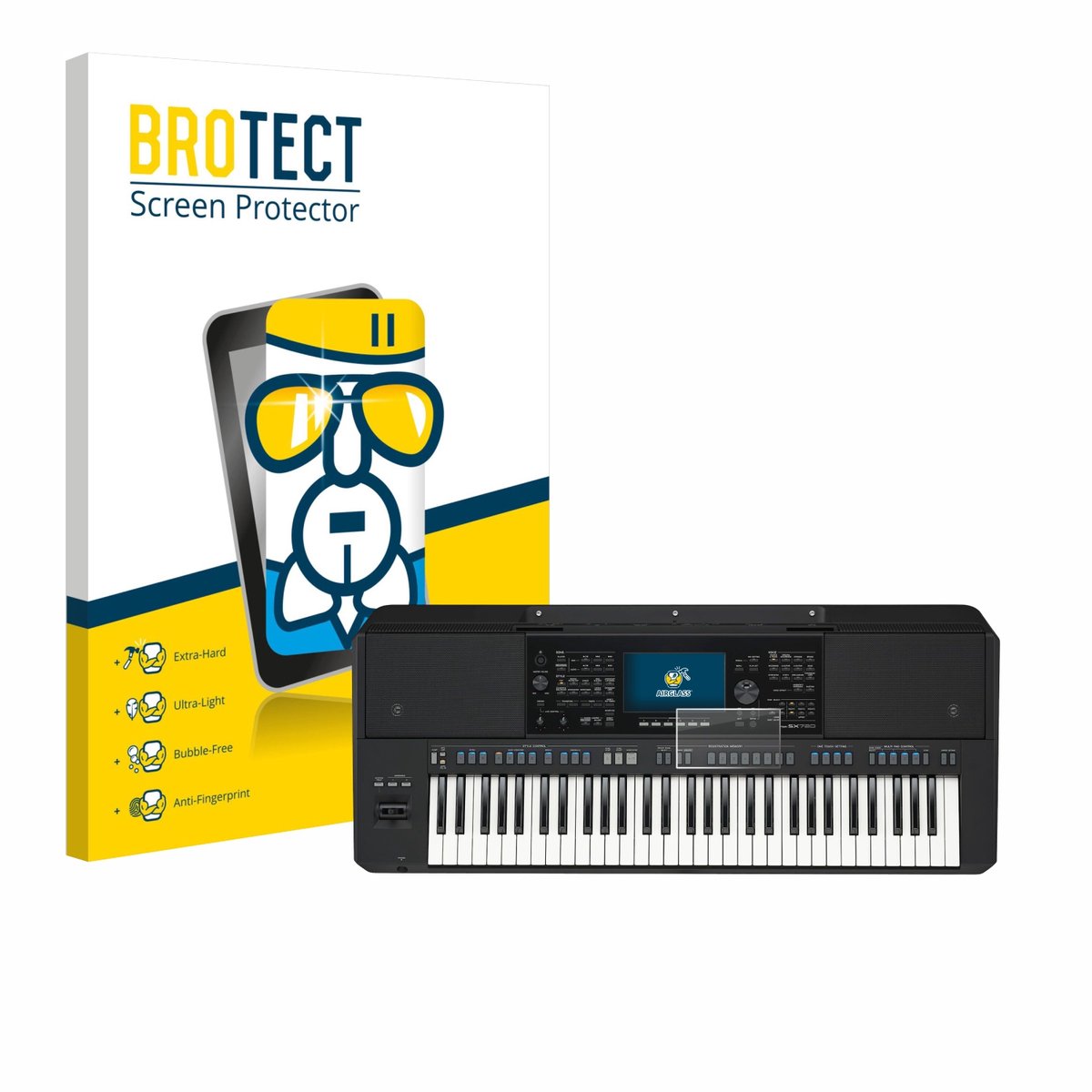 Screenprotector voor Yamaha PSR-SX720 Beschermglas transparant