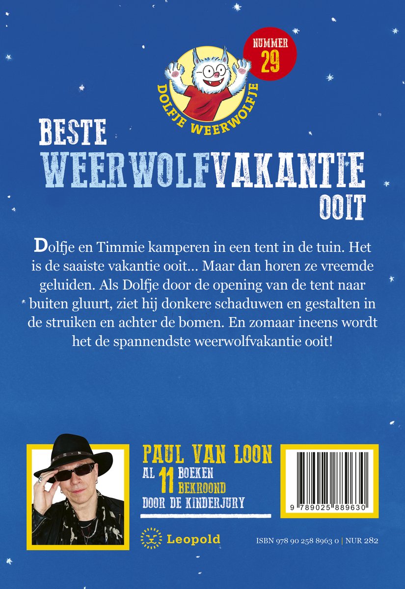 Dolfje Weerwolfje - Beste weerwolfvakantie ooit - back cover