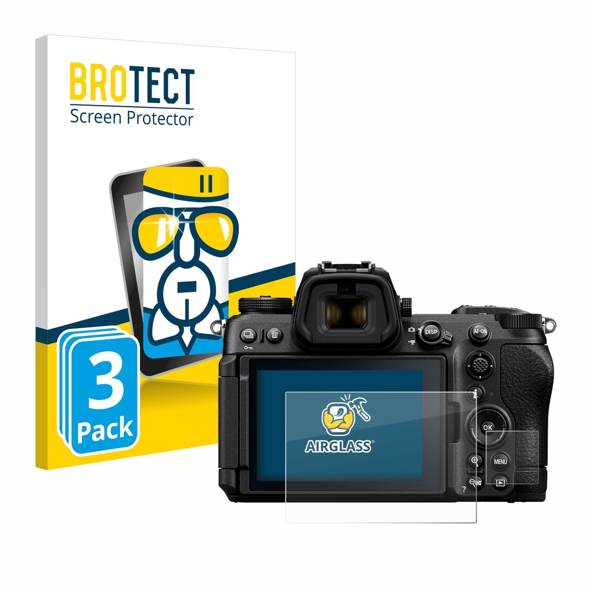 Screenprotector 3 Stuks voor Nikon Z6 III Beschermglas transparant