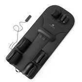 MusclePro RecoveryBed Elite - Massagematras met warmte - luchtcompressie massage - Massage mat - Massage apparaat - Rugmassage en Nekmassage apparaat - Massagekussen - Zwart