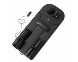 MusclePro RecoveryBed Elite - Massagematras met warmte - luchtcompressie massage - Massage mat - Massage apparaat - Rugmassage en Nekmassage apparaat - Massagekussen - Zwart