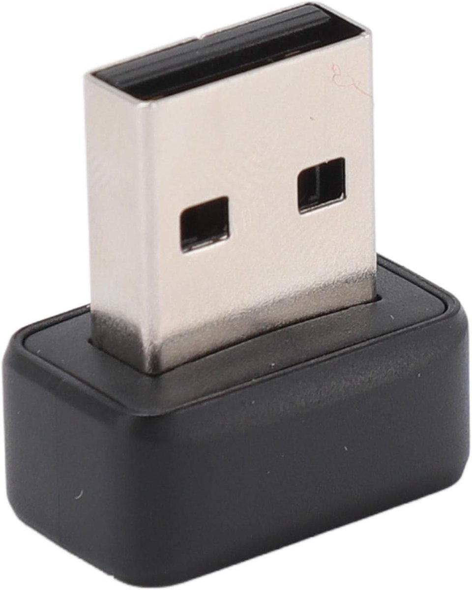 Allecto- USB-Vingerafdruklezer - Laptopbeveiliging - 360 Graden - Snelle Herkenning - Nauwkeurige Veiligheid - Pc-laptop Geschikt - Zilver Mini USB-Vingerafdruklezer voor Laptop 11.
