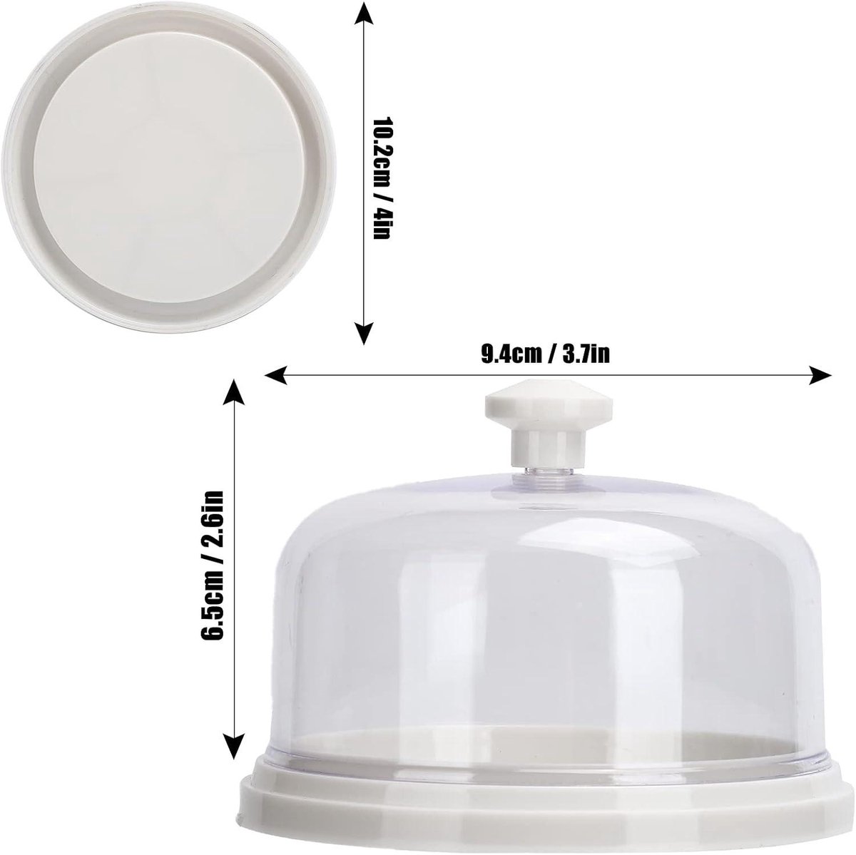 Allecto- Horlogebewegingsdeksel - Vochtbestendige - Opbergdoos - Horlogereparatie en Horlogemakers - Horlogeaccessoires - Geschikt voor Horloges - Zwart