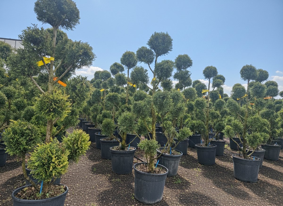 Sunny Tree - Cupressocyparis Leylandii Pom Pon – 150 cm – 18L – Winterhard