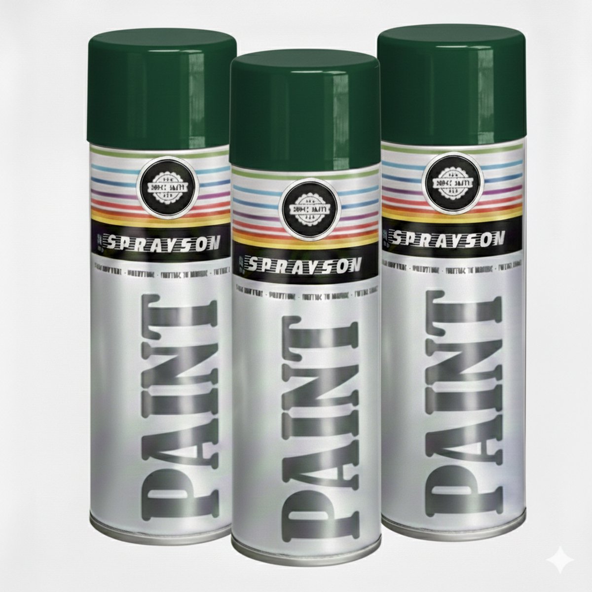 Spuitverf Groen - Graffiti - Hobby - 3 X 400ml - Carnaval - verf - Kwaliteit Spuitbussen