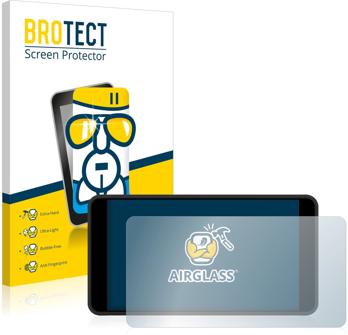 Screenprotector voor Portkeys PT5 II Beschermglas transparant