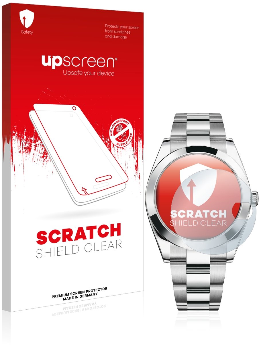 upscreen - Screenprotector voor Rolex Datejust 41 - Folie Beschermfolie transparant