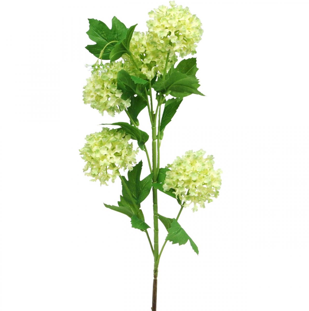 Viana Kunst sneeuwbal, deco tak, kunstplant groen Ø6.5cm L78cm groente