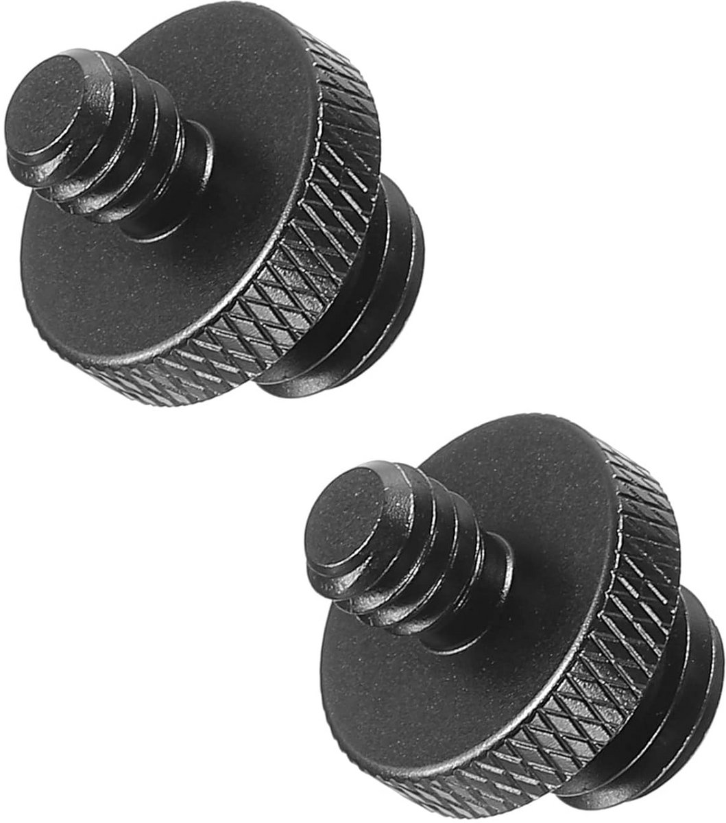 Microfoonstandaard Adapter M10 naar 1/4 Schroefdraad voor Camera en Statief - 2 Stuks