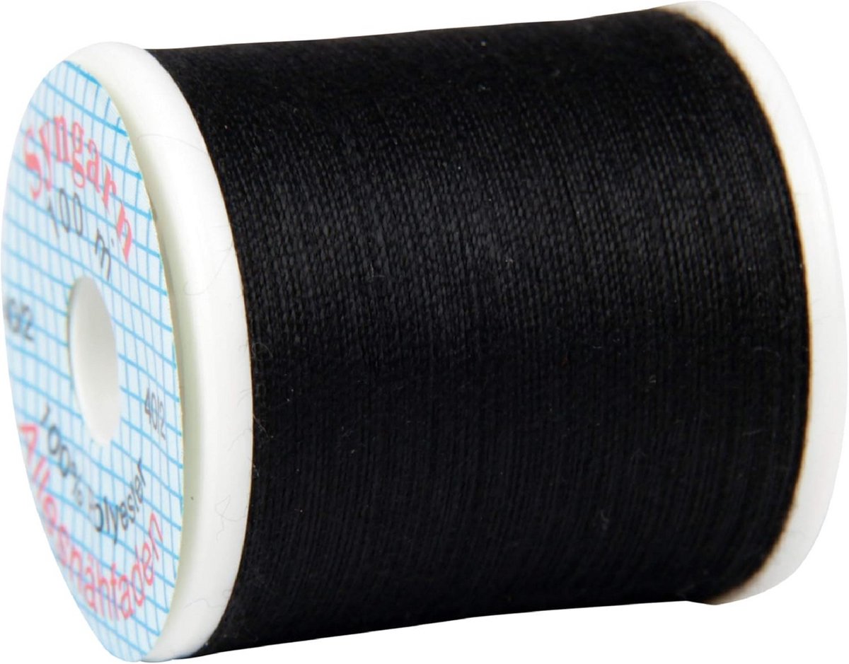 Sterk Universeel Naaigaren Polyester 200m Zwart Voor Alle Naaimachines