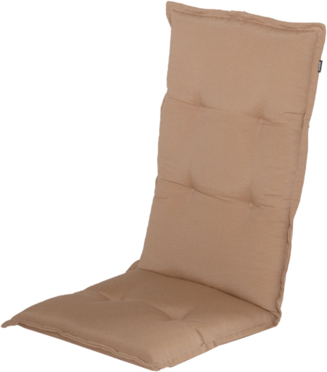 Hartman tuinstoel kussen - Cuba cappuccino - hoge rug - 123x50x8cm