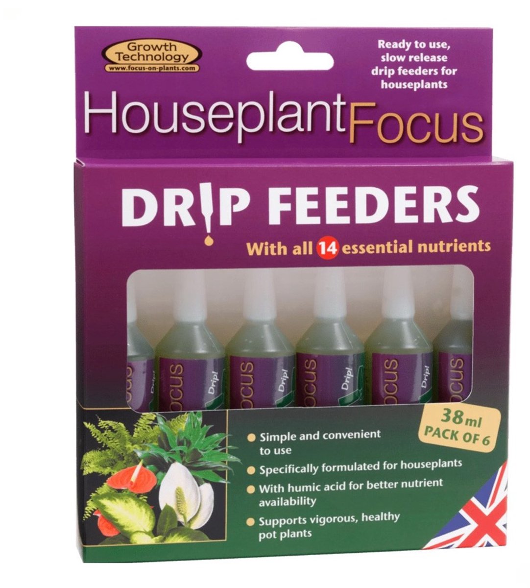 Growth Technology House plant Focus Drip Feeder Multipack 6 x 38 ml
