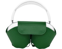 Phreeze Koptelefoon Hoes geschikt voor o.a JBl, Sony, Bose Hoofdtelefoon - Opberghoes - Hygienisch - Headphone Case - Zacht PU leer - Groen