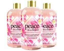 Treaclemoon Bad en Douchegel Peace In A Flower - 3 x 500 ml