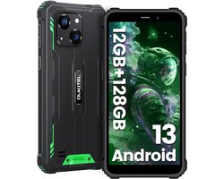 OUKITEL WP32 Rugged Smartphone - IP68/IP69K Outdoor Telefoon - Dual SIM 4G - 12GB RAM - 128GB ROM - 6300 mAh - 5,93 inch - GPS, NFC, OTG - Groen