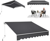 ACXIN Bras articulé Auvent Manuel Zone Terrasse 250x200cm Gris foncé