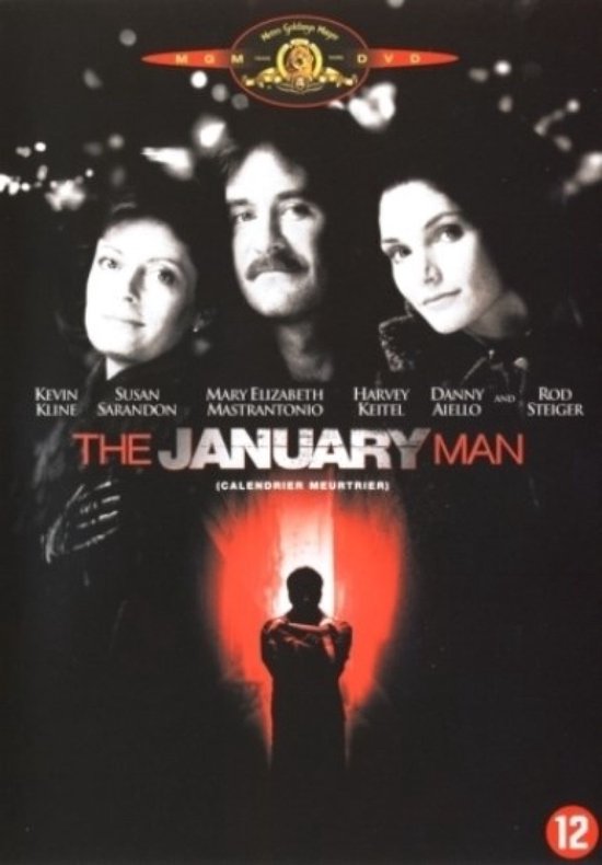 Jaquette DVD de The January Man avec Kevin Kline, Susan Sarandon, Mary Elizabeth Mastrantonio, Harvey Keitel, Danny Aiello et Rod Steiger.
