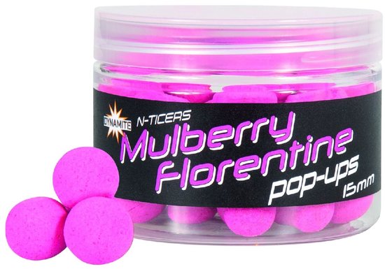 Dynamite Baits N-Ticers Mulb Flor - Pop-Up - 15 mm