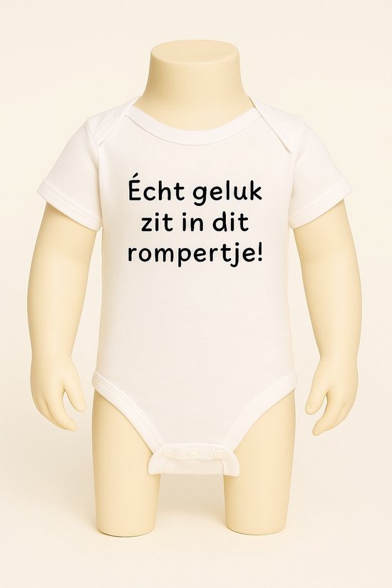 Kraamcadeau -baby voetbal - echt geluk in romper - kraamkado - babyshower - pakket kan ook rechtstreeks als cadeau worden verstuurd met romper maar keuze van SuperWenskaart — afbeelding 3