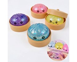 Mystery Dumplings Squishy - Anti Stress Knijpspeelgoed – Schattig Knijp Speeltje – Zacht Fidget Speeltje voor Kinderen en Volwassenen