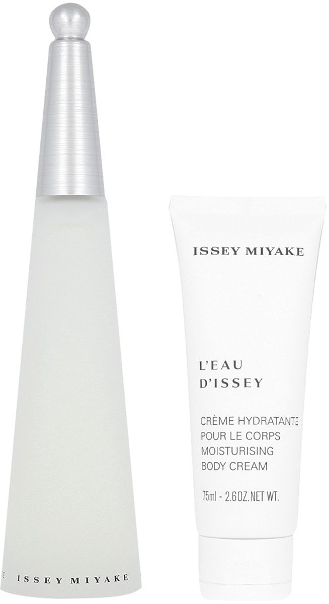 Issey Miyake L'Eau d'Issey Giftset - 100 ml eau de toilette spray + 75 ml bodylotion - cadeauset voor dames