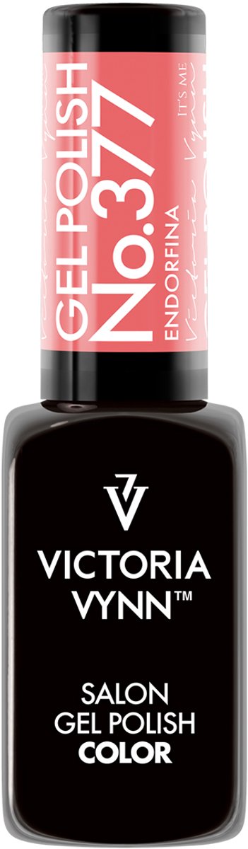 Victoria Vynn – Salon Gelpolish 377 Endorfina - neon peach koraal oranje roze - gel polish - gellak - nagels - nagelverzorging - nagelstyliste - uv / led - nagelstylist - callance