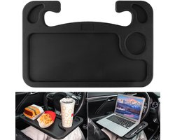 Omslag van Stuurwielhouder voor auto - auto accessories - dienblad - Plank - auto decoratie - Stuurwielbeugel - Kunststof - Zwart