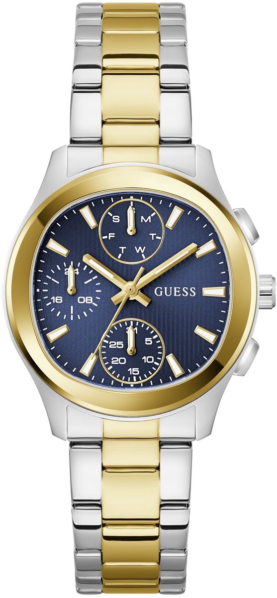 Guess Birdie Quartz Analoog Horloge Tweetoon Kast: 100% Roestvrij Staal | Armband: 100% Roestvrij Staal 36 mm GW1031L1, GW1031L2, GW1031L3, GW1031L4, GW1031L5, GW1031L6