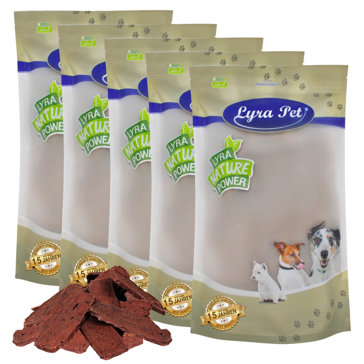 5 kg Lyra Pet® lamsvleesreepjes