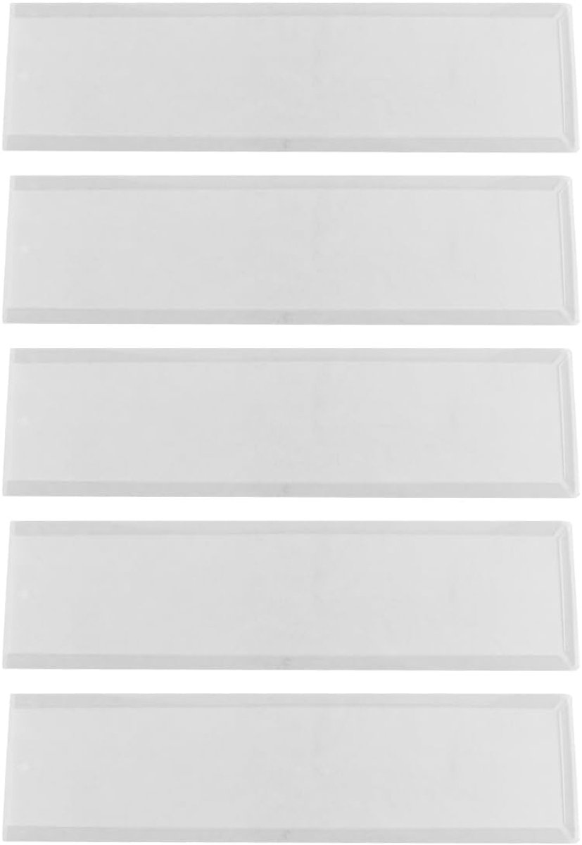 Autovitrines - Verzamelkasten - Verzamelingen Tonen - Wandmontage PVC - 42 x 112 cm - Transparant
