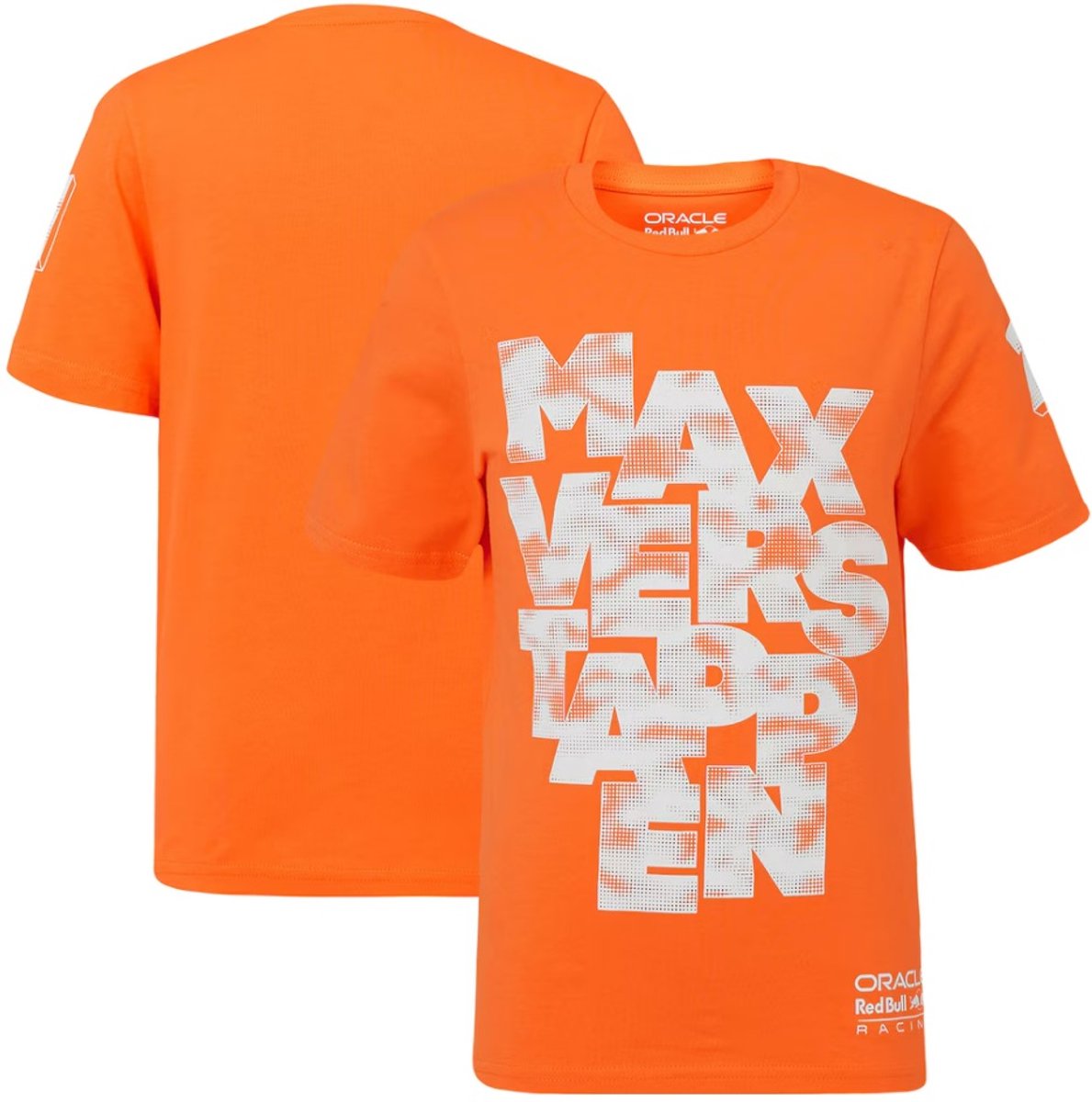 Red Bull Racing - Max Verstappen - WK - Expression T-Shirt - Oranje - Kids - Maat 158